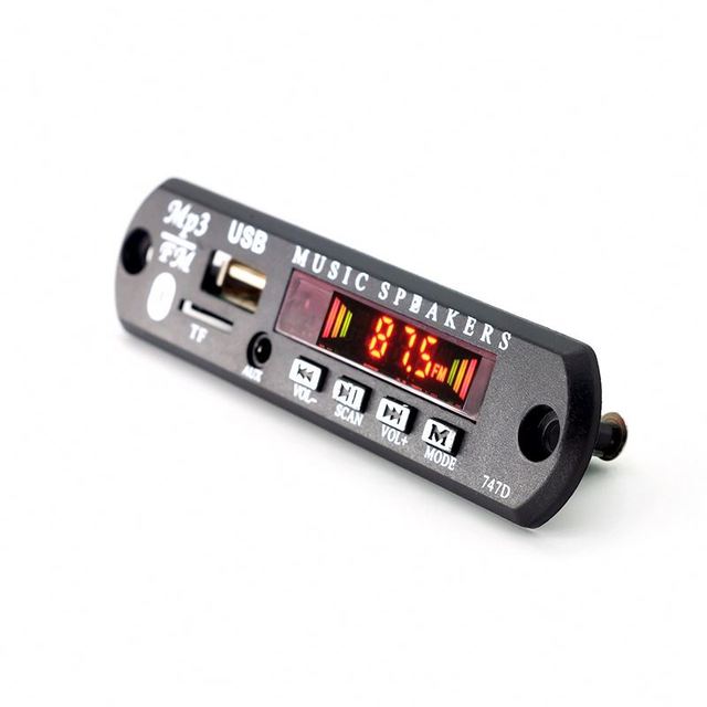 BT MP3 decoder board 5V and 12V lossless car audio amplifier modified BT 5.0 decoder circuit board