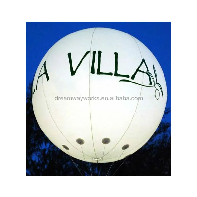 Ballon géant à hélium multicolore, ballon gonflable à éclairage pour la publicité