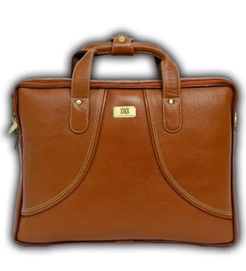 Mens <b>Brown</b> Genuine Leather Laptop <b>Backpack</b> Waterproof Large Capacity Multiple Compartments Adjustable Straps Travel Office Bag - Product Image 3