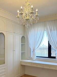 ตู้เสื้อผ้ากระจกสีขาวแบบเรียบง่ายตู้เสื้อผ้าในห้องนอนตู้เสื้อผ้าดีไซน์ทันสมัย - Product Image 4