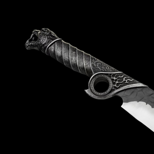 Cuchillo de corte de hueso de leopardo de cocina china, cuchillo de registro al aire libre de acero al manganeso, cuchillo multiusos de caza - Product Image 5
