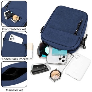 Borsa a <span class=keywords><strong>tracolla</strong></span> <span class=keywords><strong>Mini</strong></span> Messenger a <span class=keywords><strong>tracolla</strong></span> resistente all'acqua personalizzata borsa a <span class=keywords><strong>tracolla</strong></span> piccola da uomo con cinghie regolabili - Product Image 4