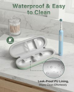 Étui de voyage pour brosse à dents Oral-B/Oral-B Pro 1000 1500 5000 <span class=keywords><strong>7000</strong></span> 7500 6000 9600/<span class=keywords><strong>Philips</strong></span> Brosse à dents électrique, conteneur portable - Product Image 3