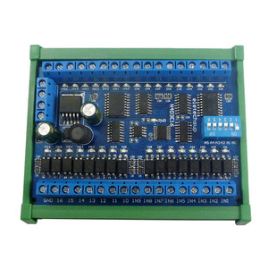 N4d3e16 <span class=keywords><strong>DC</strong></span> 12V 24V 16 trong 16 ra RS485 điều khiển từ xa chuyển đổi PLC IO mở rộng Board modbus rtu mô-đun - Product Image 6