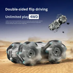 <span class=keywords><strong>Coche</strong></span> de Acrobacias de Control Remoto con Doble Tracción en las 4 Ruedas, Alta Velocidad, Rotación de 360 Grados, Derrape - Product Image 4