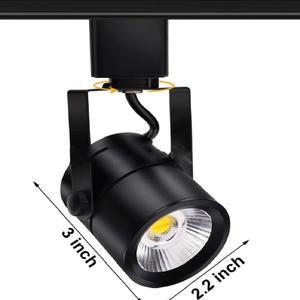 Éclairage sur <span class=keywords><strong>rail</strong></span> blanc AC110V 220VB à 3 broches 10w assorti au projecteur de <span class=keywords><strong>magasin</strong></span> d'exposition de <span class=keywords><strong>rail</strong></span> de voie à trois fils en forme de H - Product Image 1