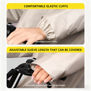 Impermeable Personalizado <span class=keywords><strong>de</strong></span> Moda con Capucha Larga, Oxford/EVA, Reutilizable, Cortavientos, para Motocicleta, Ciclismo, Protección Completa contra la <span class=keywords><strong>Lluvia</strong></span> - Product Image 2