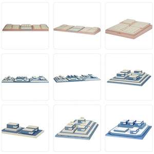 Velvet Bracelet Jewelry <b>Empty</b> Tray Manager Set PU Leather Necklace Jewelry Storage Display Tray - Product Image 3