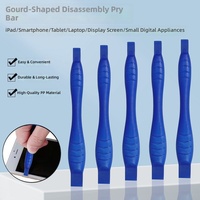 Outil de réparation à double tête en forme de calebasse pour le démontage de l'écran et le retrait de la coque arrière de l'iPhone (Bleu)