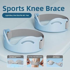Wholesale Silicone Patella Tendon <b>Knee</b> Straps Elastic Flexible Adjustable Breathable Support <b>Protector</b> - Product Image 2