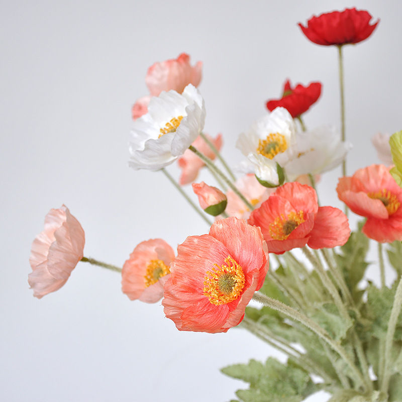 Grohandel Hochzeitsblumen Klatschmohn 4 Kpfe Knstliche Mohnblumen  Koreanischer Stil Dekorblume| Alibaba.com
