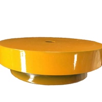 Réglable l'amortissement avec caoutchouc S78 1500kg Anti Vibration Nivellement Pieds Pad Levier pour Tour Nivellement Pad Mount Vibration