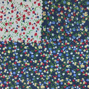 Grosir penyusutan garam dua kali 100 kain katun untuk pakaian, kain tenun cetak kustom untuk dijual/ - Product Image 5