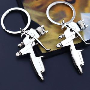 Metal New Water Gun Keychain Car Wash Tools High-pressure Water Gun Model <b>Key</b> Chain Party Gift Pendant <b>Key</b> <b>Ring</b> - Product Image 2