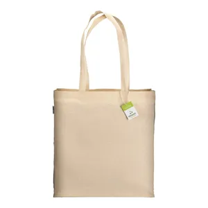 Borsa shopper in cotone biologico, merchandising sostenibile - Product Image 3