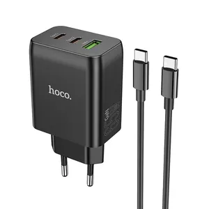 Hoco N18 Phenomenon 65W three-port (2C1A)GaN charger set(Type-C to Type-C)(EU)