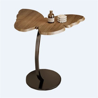 Table d'appoint papillon, petite table basse, table d'angle pour salon, table de chevet moderne, créative, simple, minimaliste pour chambre à coucher