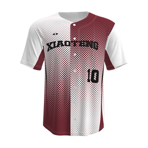 Maglia Personalizzata MYTH STAR per Squadre Sportive, Uniforme da Baseball a Pois con Bottoni - Product Image 3
