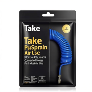 Tuyau d'air spiralé Ttake Pu 98 Shore en polyuréthane, tuyaux connectés pour usage industriel - Product Image 2