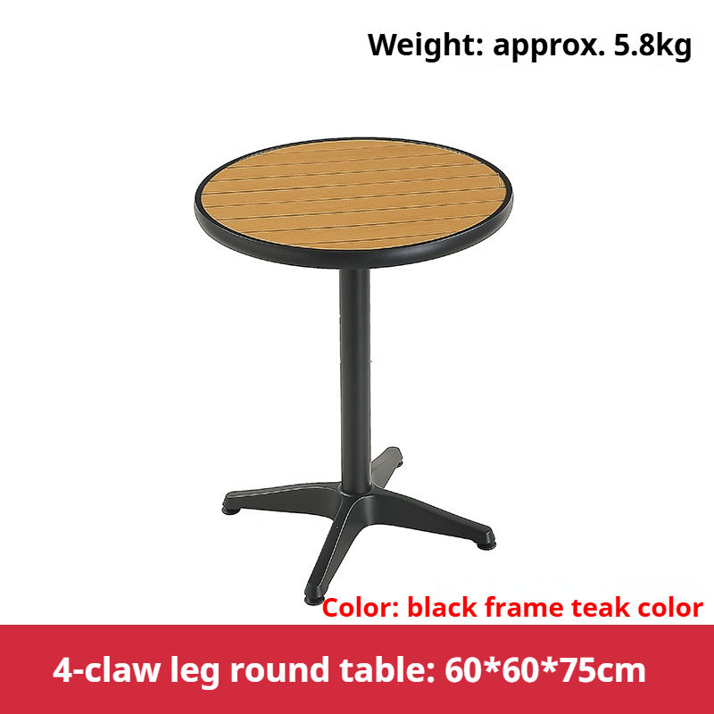 60cm small four-claw column round table