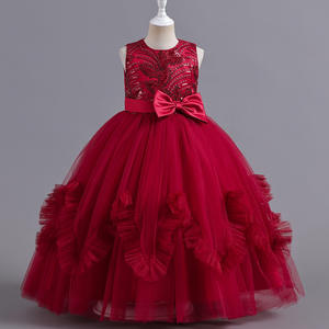 Niñas <span class=keywords><strong>2022</strong></span> nuevo Vestido largo <span class=keywords><strong>de</strong></span> princesa <span class=keywords><strong>de</strong></span> encaje wer 4-14 cumpleaños <span class=keywords><strong>comunión</strong></span> fiesta vestido <span class=keywords><strong>de</strong></span> novia - Product Image 2