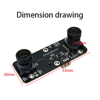 Intégré 160 °   Module de caméra USB2.0 ultra grand angle 4MP à obturateur global avec correction de la distorsion pour terminal de vision panoramique embarqué