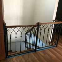 Fournisseur de rampes d'escalier en fer forgé sur mesure, garde-corps d'escalier en spirale, clôture de balcon en fer forgé