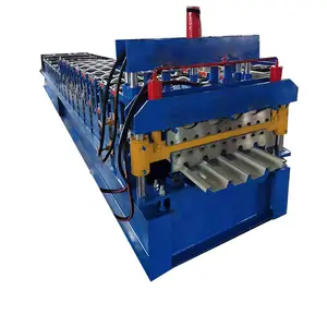 Roof Use Double Layer Corrugated Profile Steel Roofing Sheet Roll Forming Machine