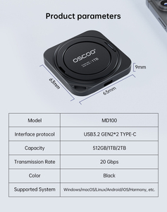 MD100 512 GB 1 TB 2 TB 4 TB /PSSD/SSD Portátil/Disco Duro Externo/Disque Dur Externe SSD - Product Image 5