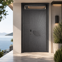 Portail de jardin moderne en aluminium gravé CNC, panneau métallique personnalisé gravé, entrée piétonne pour villa, cour et projets résidentiels