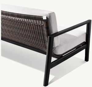 Nuevo Sofá de Diseño para Patio, Muebles Hechos a Mano para Exteriores, Sofá de Cuerda de Aleación de Aluminio, Conjuntos de Sofás - Product Image 3