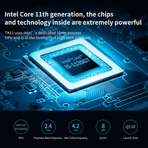 NUEVO Mini PC Tk11 A0, Tiger Lake, <span class=keywords><strong>I3</strong></span> <span class=keywords><strong>1115G4</strong></span>, I5 1135G7, I7 1165G7, Win10, Ubuntu, Huella Dactilar, RTC, Mini Ordenador de Escritorio - Product Image 6