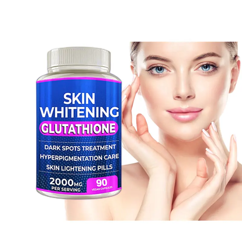 Oem Gluta Wit Bevroren Collageen Capsules Anti Aging Glutathion Pillen Huid Whitening Capsules