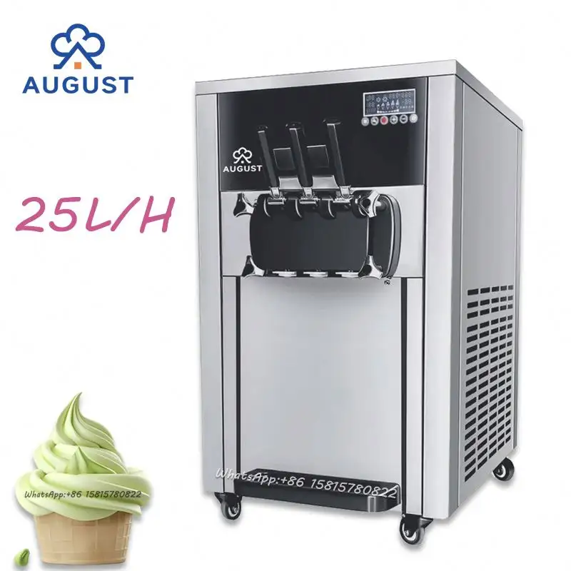 Weiches Eisverkaufsmaschine Eis Frucht Milch Schokolade Eiscreme Pulver automatisch unbemannt 24 Stunden