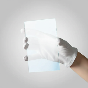 Verre de quartz enduit ITO 25×25mm – Feuille de verre réfléchissant en oxyde d'indium et d'étain pour l'éclairage et les affichages - Product Image 1