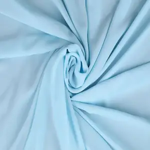 Wholesale Chiffon Fabric Plain Chiffon Solid Colors 100d 100% Polyester Blue Chiffon Fabrics