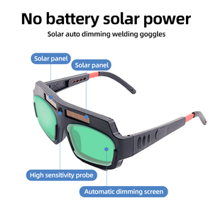 Gafas de Soldadura con Oscurecimiento Automático Solar, Gafas de Protección para Soldadura, Lentes de Soldador para Equipo de Soldadura, Color Real, Oscurecimiento Automático - Product Image 3