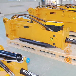 מחפר לשבור הידראולי קידוח מוטות מיני סלע בנייה מכונות קבצים מצורפים מפסק פטיש הידראולי עם סמרורים - Product Image 5