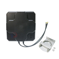 Antena Panel Mimo 5G 4G Lte 3G, Terpolarisasi Ganda 28DBi Jarak Jauh 50Km, Antena Panel Mimo Gsm 2X2