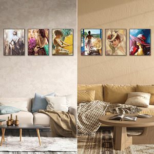 Pintura por Números al por Mayor sin Marco, Kit de Pintura por Números DIY, Arte en Lienzo de Mujer para Decoración <span class=keywords><strong>del</strong></span> Hogar - Product Image 2