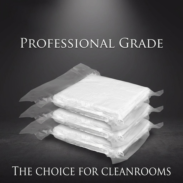 SUOREC Customized 4009K Microfiber Polyester 128GSM Cleanroom Wiper Laser/Ultrasonic Sealed Edge Class 10-1000 for Optical