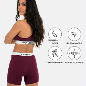 BoyShorts modali da donna boxer da donna Plus Size a <span class=keywords><strong>vita</strong></span> <span class=keywords><strong>alta</strong></span> 5 pollici - Product Image 4