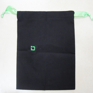 ถุงผ้าฝ้ายสีดำแบบกำหนดเองสำหรับใส่กระเป๋าถือ ขายส่ง - Product Image 2