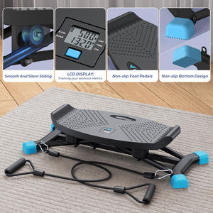 Máquina de Equilibrio Portátil para Esquí con Monitor LCD, Banda Elástica de PP, Entrenamiento de Cuerpo Completo, Banda de Resistencia con Agarre, Duradera para Yoga y Pilates - Product Image 5