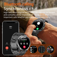 Montre connectée sportive pour homme 2026 AK95, tracker d'activité extérieur avec batterie 1000 mAh, moniteur de fréquence cardiaque, étanche IP68, appels Bluetooth, OEM