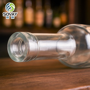 Chai rượu vang thủy tinh, chai rượu mạnh thủy tinh rỗng có nút chai, khuyến mãi nóng: 50ml, 100ml, 200ml, 375ml, 500ml, 750ml, 1000ml - Product Image 3