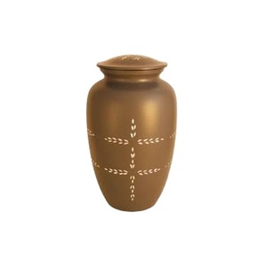 Modern American Style Metal Cremation <b>Urns</b> Custom New Design with Color & Logo Wholesale Adult Human Brass <b>Urns</b> New Design - Product Image 1