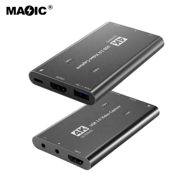 Live Streaming Gaming Recorder Video Capture 4k Hd Usb 3.0 Hdmi Video Capture Card Hdmi to Usb 3.0 Audio Video Capture Card 4k
