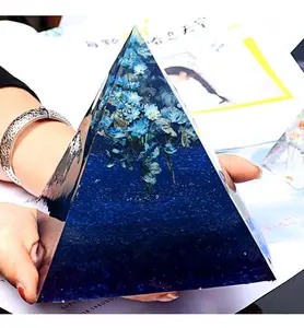 DIY Pyramid Shaped Silicone Mold Crystal Epoxy Resin Molds