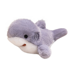 Mascottes en peluche personnalisées d'animaux marins de haute qualité, décoration de bureau, phoque, dauphin, requin, jouet en peluche tueur avec coton PP - Product Image 1
